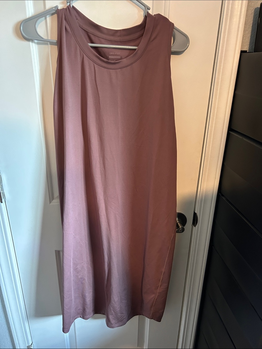 Nike Maternity Fit 
Mauve Sleeveless Tank Dress